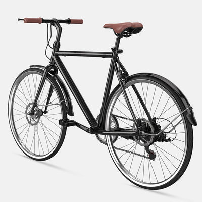 Xe đạp điện phong cách cổ điển nhẹ 27in với 9 tốc độ Derailleur