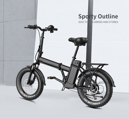 Xe đạp điện gấp 48v Trọng lượng tịnh 27kg nhẹ với lốp béo 14in