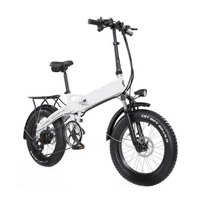 Xe đạp điện gấp 350W cho người lớn, Xe đạp lốp 20 &quot;4.0 có thể gập lại 28MPH