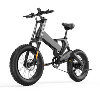 Xe đạp điện gấp lốp 20 inch Fat lốp AC100v với pin Lithium 10AH