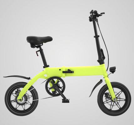 Xe đạp điện gấp thành phố 14 inch Động cơ phía sau cho mọi địa hình với 36V Fat 250W 7,5ah Xe đạp kỹ thuật số Pin Lithium Ce