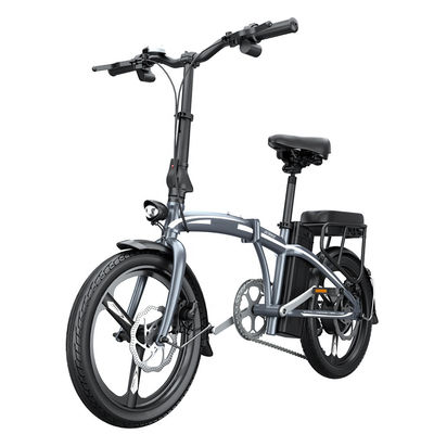 Xe đạp điện 20 inch Khung thép 48V 250W Shimano 7 tốc độ Gấp E Bike Xe đạp điện