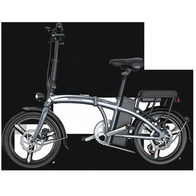 Xe đạp điện 20 inch Khung thép 48V 250W Shimano 7 tốc độ Gấp E Bike Xe đạp điện