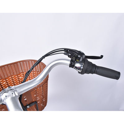Xe đạp điện nữ nhẹ 12,5Ah chạy được 25km / H có giỏ