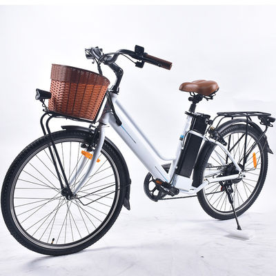 Xe đạp điện nữ hạng nhẹ tải trọng tối đa 120kg 26x1.75 có giỏ