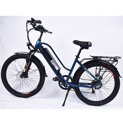 Xe đạp điện đi lại thành phố 36V, Xe đạp điện 7 tốc độ không gỉ sét City Cruiser