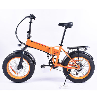 Xe đạp điện gấp lốp 500w Fat với xích KMC Tổng trọng lượng 34KG