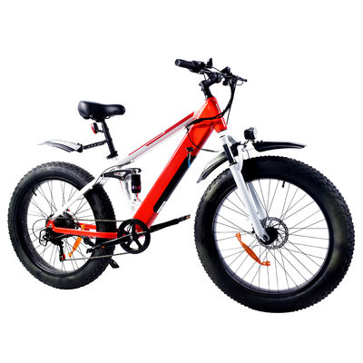 Xe đạp điện săn lốp 500W 40km / H với lốp béo 26x4.0