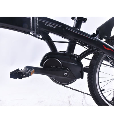 Xe đạp gấp điện siêu nhẹ 20 inch 0,25KW với động cơ truyền động giữa Bafang