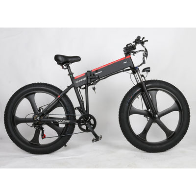 Xe đạp điện gấp lốp 25KM / H Fat Tyre với 7 tốc độ Derailleur