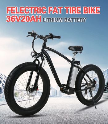Xe đạp điện 26 inch Mountain Beach Xe đạp điện Ebike Fat Tire cho người lớn
