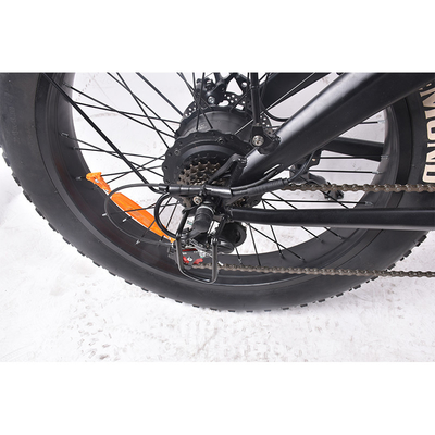 ODM 48V 500W Lốp xe đạp điện Xe đạp leo núi Shimano 6 bánh răng Cargo Ebike có thể gập lại